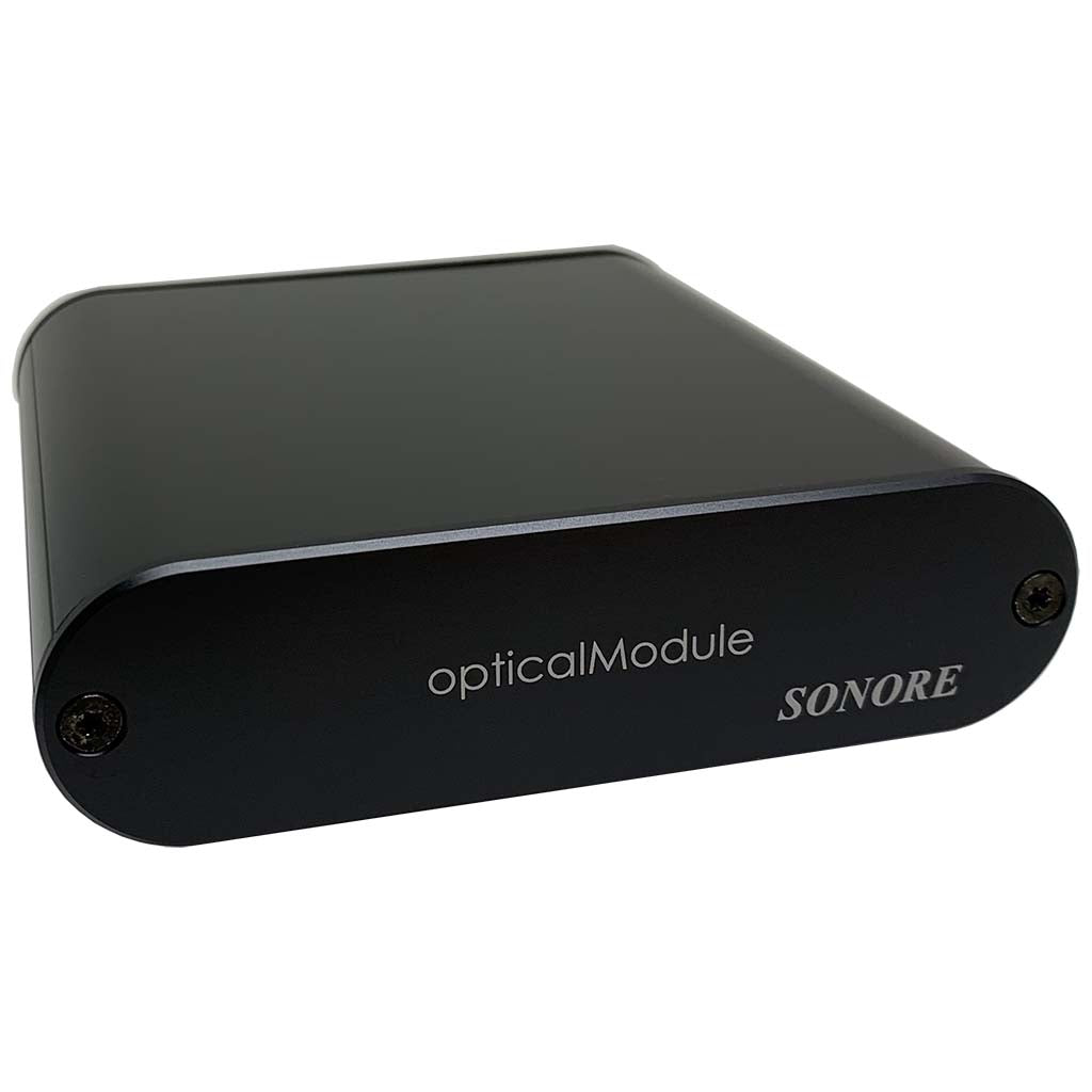 Sonore opticalModule Deluxe fiber media converter — front